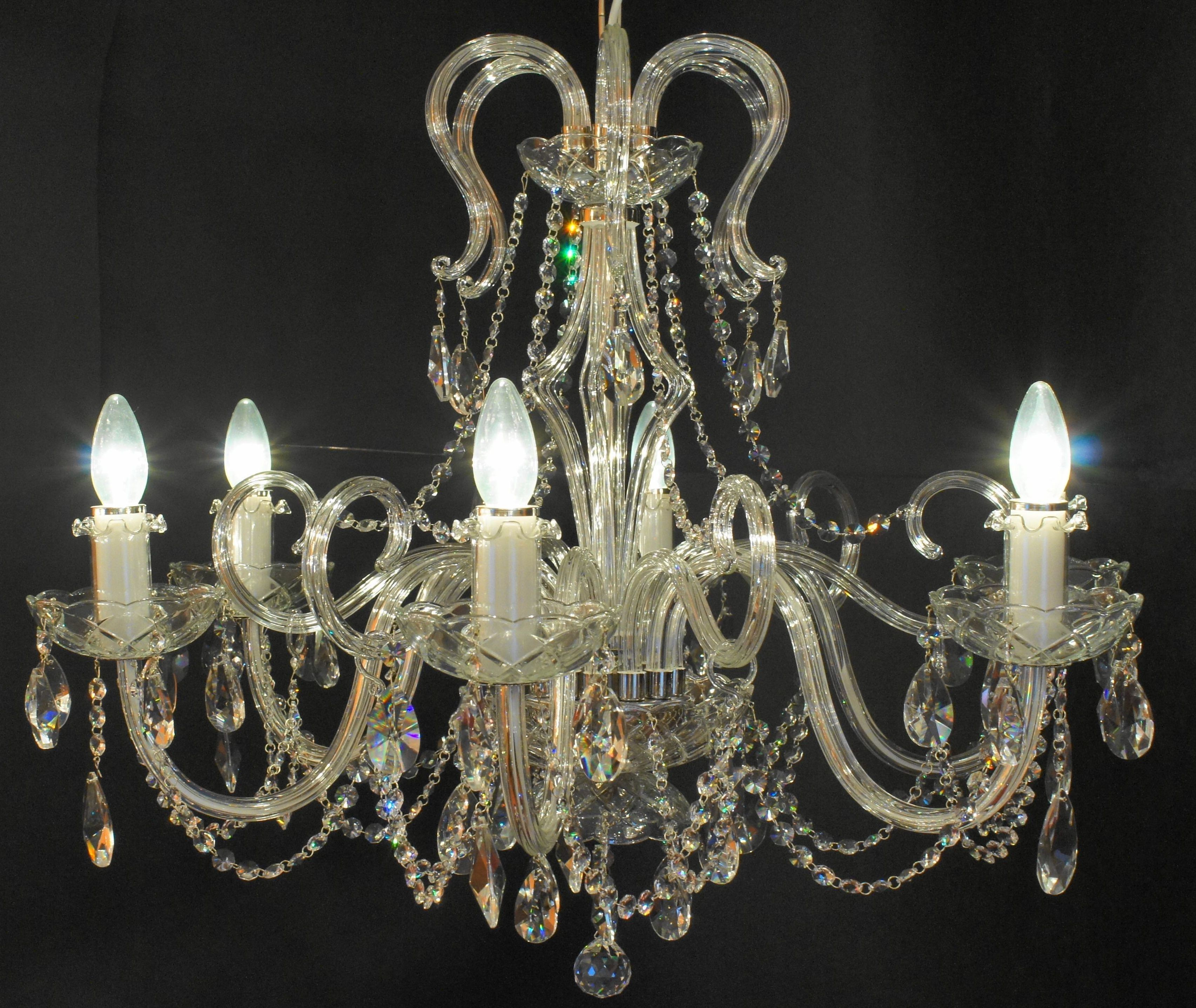 Elita bohemia Żyrandol kryształowy 6-ramienny - Bohemia L 351/6/02 N