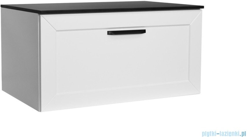 Besco Besco Dexa szafka podumywalkowa 80x50x40cm niebieska uchwyt czarny SUD-854-NC |