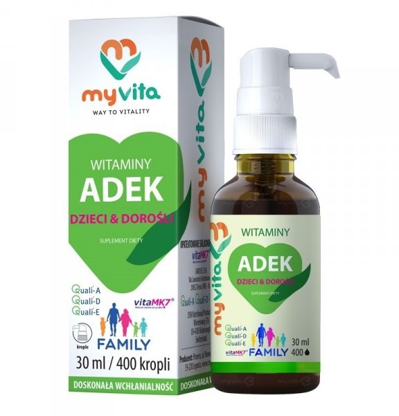 MyVita Witamina ADEK Family dla dzieci i dorosłych 30ml MY522