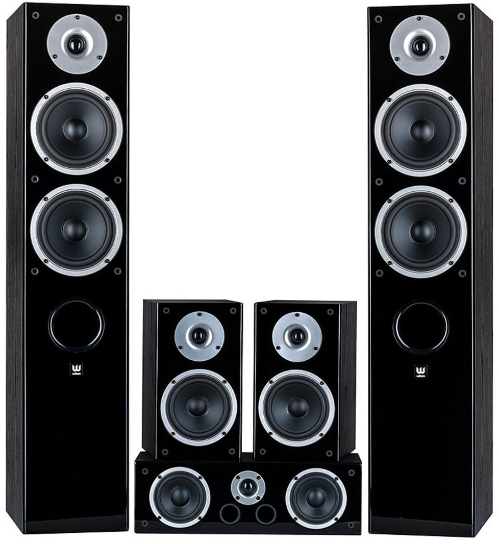 Wilson Kino domowe zestaw 5.0 RAPTOR 5/1/VOCAL Kolor Czarny