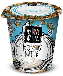 MY LOVE MY LIFE (napoje migdałowe) PRODUKT KOKOSOWY NATURALNY BIO 125 g - MY LOVE MY LIFE BP-9010179000153