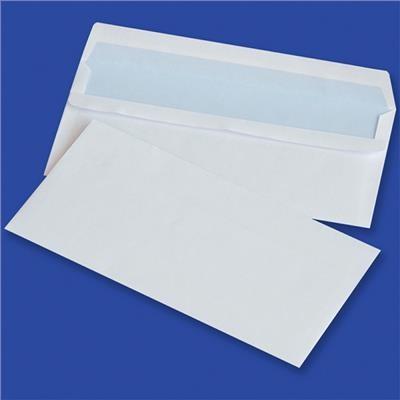 OFFICE PRODUCTS Koperty samoklejące OFFICE PRODUCTS, DL, 110x220mm, 75gsm, 10szt., białe 15203212-14