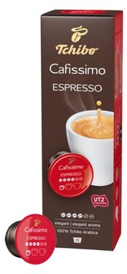 Tchibo CAFISSIMO ESPRESSO ELEGANT AROMA W KASPUŁKACH 70 G (10 SZTUK)