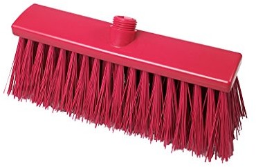 Maya Professional Tools Maya Professional Tools 15007-3 miotła uliczna FBK/higiena żywności z twardym włosiem, 300 mm x 60 mm, czerwona 15007-3