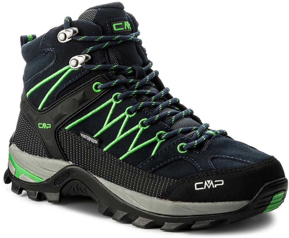 CMP Trekkingi Rigel Mid Trekking Shoes Wp 3Q12947 B.Blue/Gecko 51AK