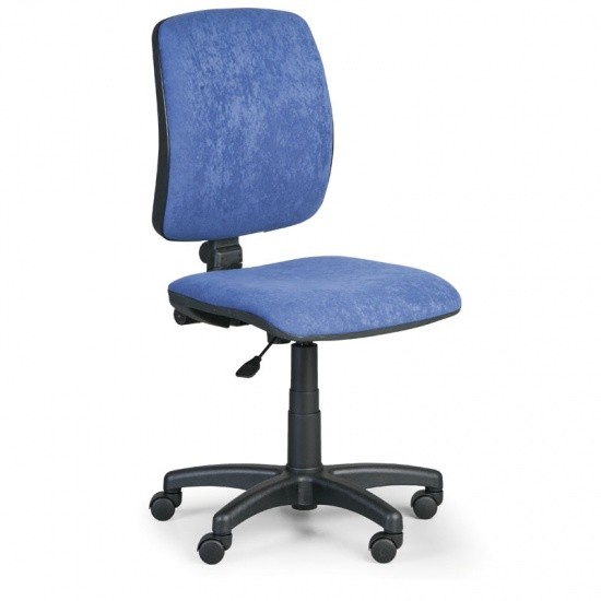 EUROSEAT Krzesło biurowe TORINO II bez podłokietników - niebieska 300284