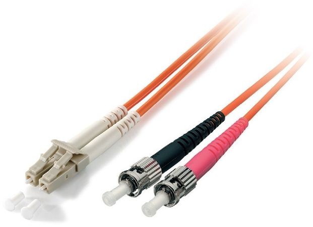 Equip Patchcord światłowodowy LC ST Singlemode Duplex OS2 żółty 2m 254232 254232