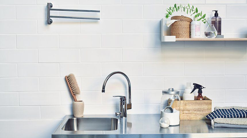 Oras Safira Eco Bateria kuchenna wysoka z zaworem do zmywarki chrom 1039F-104