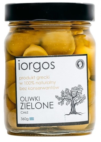 Iorgos Oliwki Zielone Całe Greckie Premium 220g - Iorgos