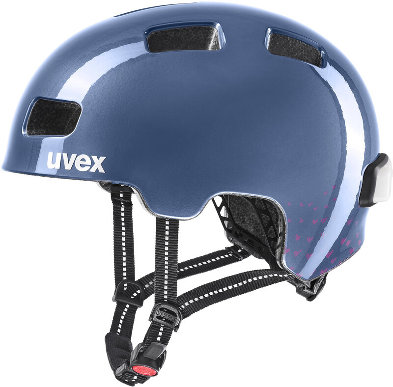 UVEX City 4 Mini Me Helmet Kids, midnight/berry 55-58cm 2021 Kaski dla dzieci S4100510215