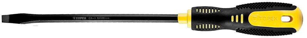 TOPEX grupa Wkrętak płaski 8,0 x 200 mm hartowana magnetyczna końcówka 39D808 39D808