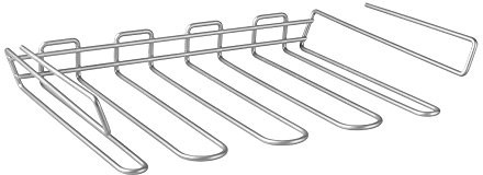 Metaltex 364916039 mychris uchwyt na kieliszki do wina polyt mężczyzn, powłoka, szary, 38 x 26 x 7 cm 364916039