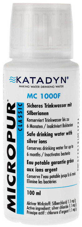 Micropur Micropur Classic MC 1.000F Water Disinfection 100ml  2021 Tabletki do oczyszczania wody 8019001