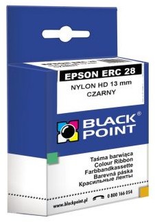 BlackPoint Black Point taśma barwiąca KBPE28 zastępuje Epson ERC 28 czarna