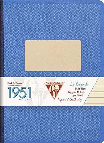 Clairefontaine Collection 1951 A5 W linie, notebook  niebieski 195946C
