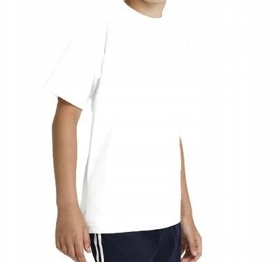 Koszulka na wf T-shirt gimnastyczna bawełna 170
