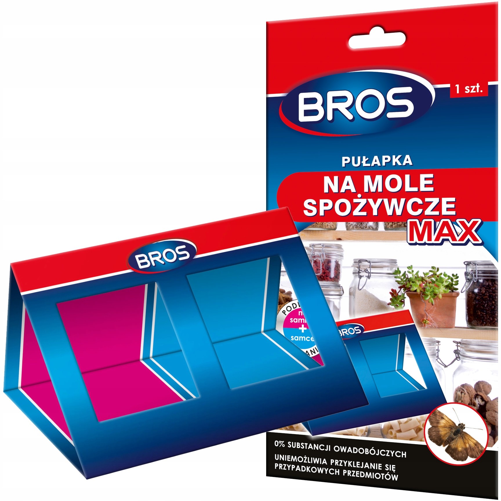 Bros Pułapka Lep Na Mole Spożywcze Max Feromony