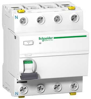 Schneider Electric Wyłącznik różnicowo-prądowy iLD 4P 40A 100mA typ AC ILD 4P 40A 100 MA AC