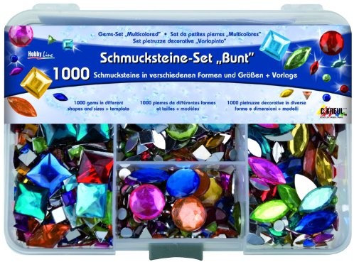 KREUL Kreul Hobby Line 49641 zestaw kolorowych kamieni ozdobnych, 1 - opakowanie 49641