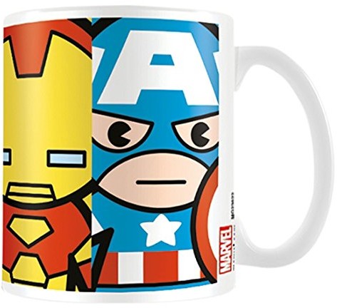 Marvel Kawaii Avengers kubek ceramiczny, wielokolorowy MG23622