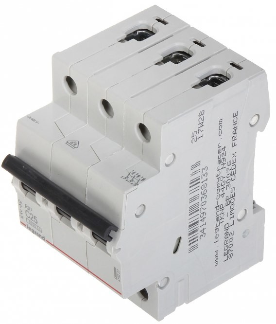 Legrand WYŁĄCZNIK NADPRĄDOWY LE-419237 TRÓJFAZOWY 25 A TYP C LE-419237