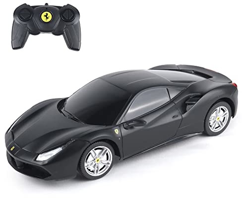 TURBO CHALLENGE TURBO CHALLENGE - Ferrari 488 GTB - RC Prestige - Czarny - 095607 - Sterowanie radiowe - Skala 1/24 - Baterie nie wchodzą w zakres dostawy - Plastikowe - Od 6 lat 095607