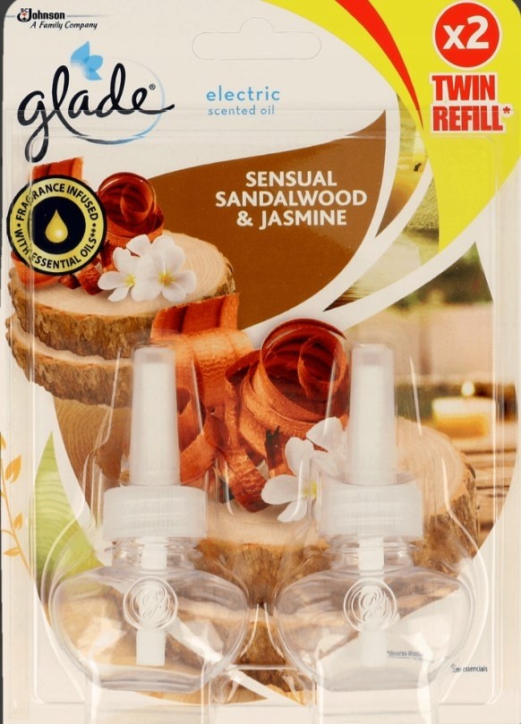 Glade elektryczny zapas drzewo sandałowe 2 szt