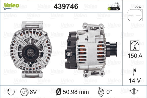 VALEO alternator nowy 439746 439746