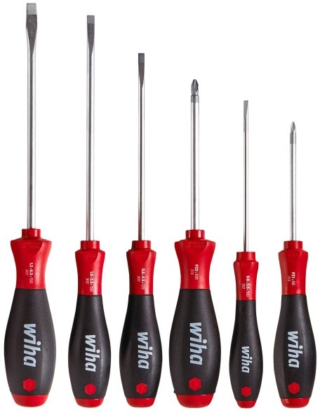 Wiha Zestaw wkrętaków SoftFinish płaskie/krzyżowe Pozidriv (6szt.) 302 ZK6 SO 07
