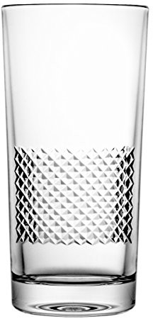 Crystaljulia CRYSTALLIZED aljulia szklanka do wody, kryształ, 200 ML, 6 x 6 x 11,5 cm, 6-sztuk 14339