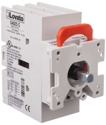 LOVATO Rozłącznik izolacyjny 3P 25A do wbudowania bez pokrętła GA025C