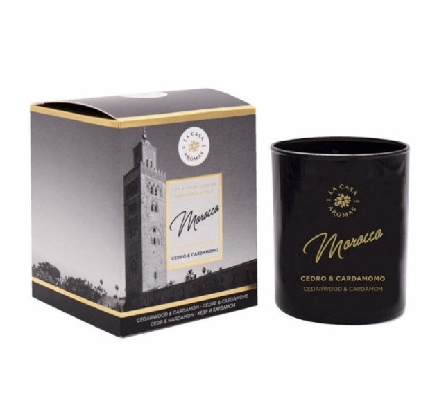 La Casa de los Aromas LA CASA DE LOS AROMAS TRAVEL Świeca zapachowa MOROCCO, 140 g 8428390050184