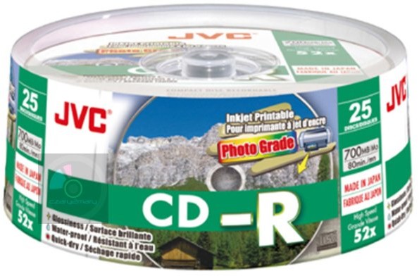 JVC Pro Cd-r Photo Grade Printable Gloss Japan 25