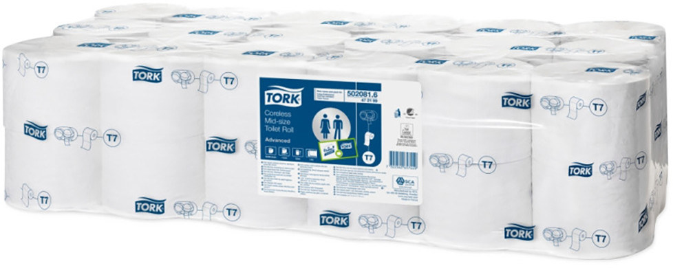 SCA Tork 472199 huelsenloses Midi uchwyt na papier toaletowy (36 szt.) 472199