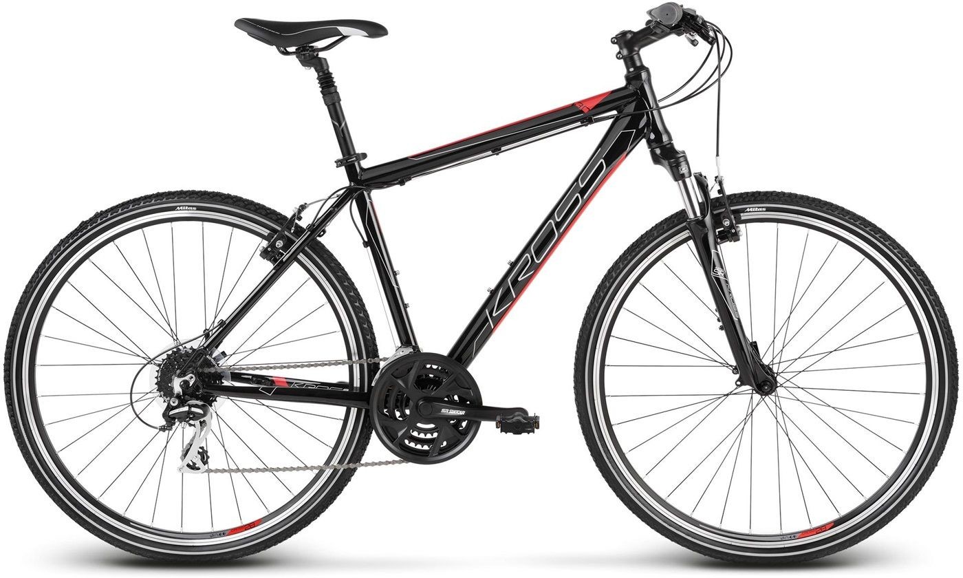 Kross Evado 3.0 28 2018 czarny czerwony