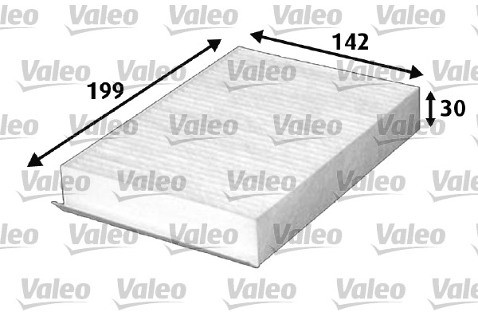 VALEO Filtr kabinowy 715644