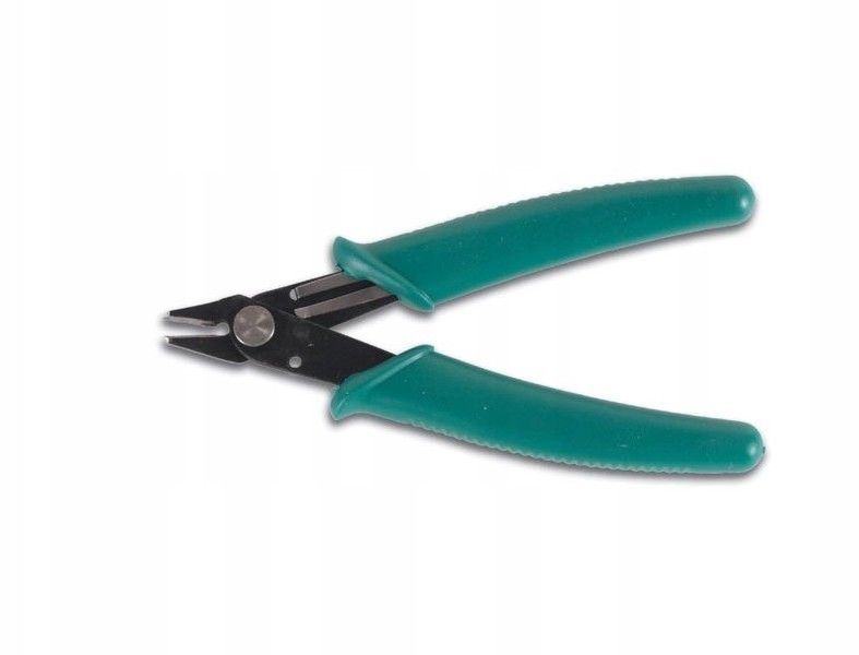 Szczypce Cążki Precyzyjne Wygodne Czarne 13cm