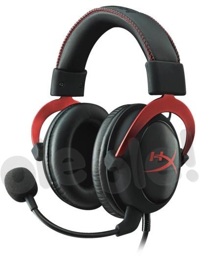 HyperX Cloud II czerwone