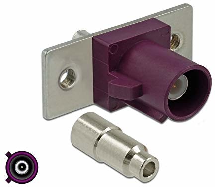 Delock FAKRA D wtyk sprężynowy do lutowania 2 otwory 89819