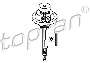 TOPRAN Komora podciśnieniowa, gaznik 100 221