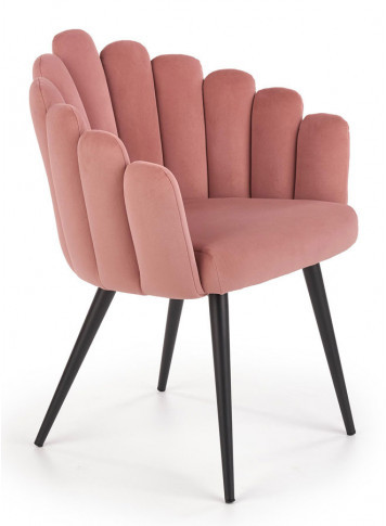 Stylowe krzesło glamour Zusi różowy