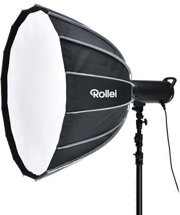 Rollei Rollei Profesjonalny klick Deep Softbox z Grid 90 cm Soft-Box do studia prostretowego i fotografii akt w kolorze czarnym ze srebrną inkrustracją. 28161_Parent