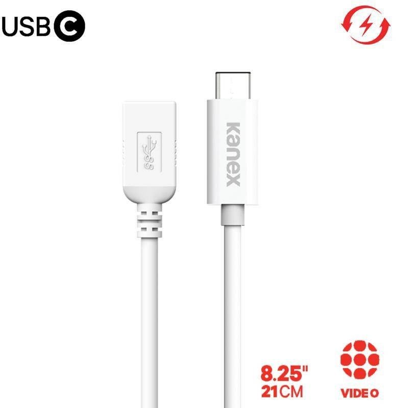 Kanex przejściówka z USB-C na USB żeński (21 cm) b2btrade-6182-0