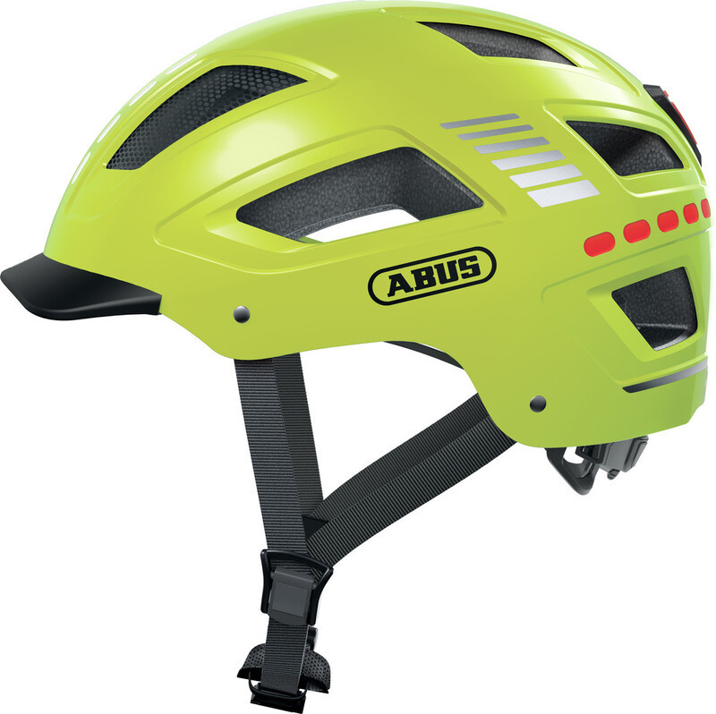 Abus Hyban 2.0 LED Helmet, żółty L | 55-61cm 2022 Kaski rowerowe 61462