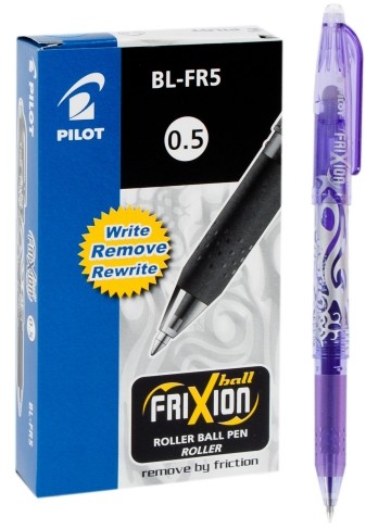 Pilot Pióro K 0.5 Frixion Fiolet pudełko A 12