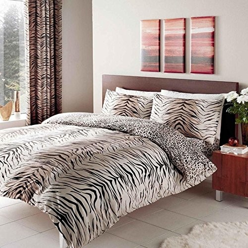 Gaveno Cavalia Tiger Skin Animal Print pościel, poszewka na kołdrę 230 x 220 cm 2 X poszewka na poduszkę 50 x 75 cm 11049173
