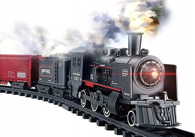 Kolejka Elektryczna Rail King Tor 700cm Dym Wagony
