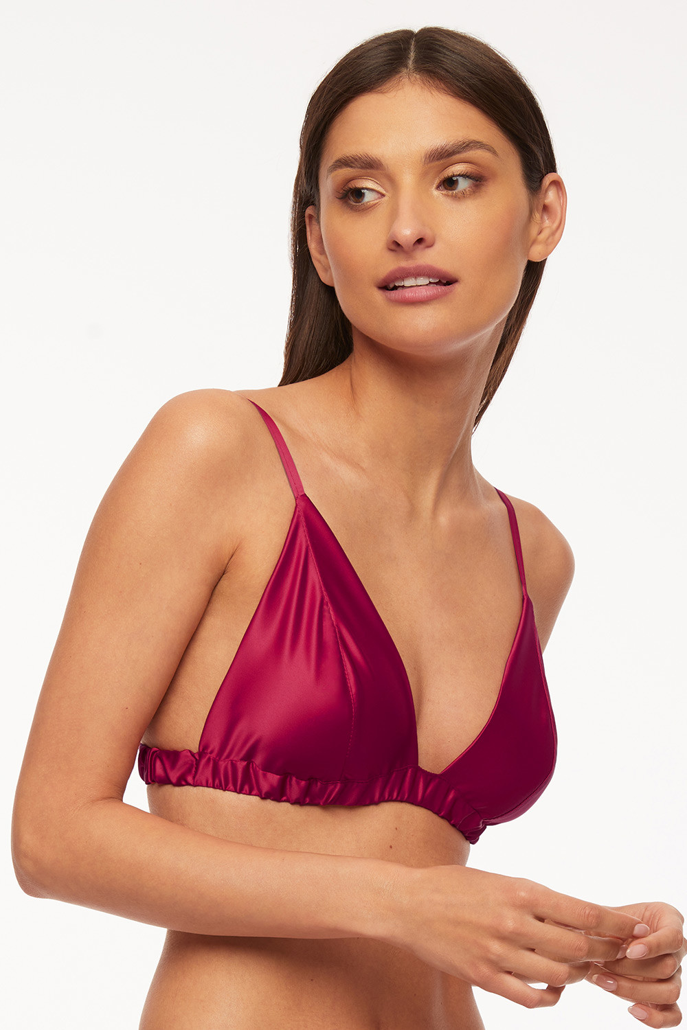 Kinga Biustonosz Satin Bralette I