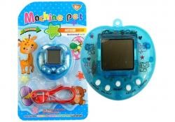 Import LEANToys Gra Elektroniczna Tamagotchi + Smycz Niebieska