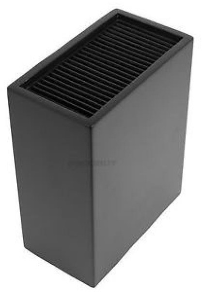 GRUNWERG Blok na noże 18,2x10,3x22,7cm GRUNWERG MULTI czarny GW KB-5633BK